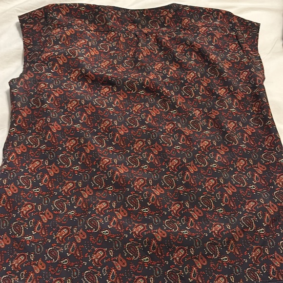 Eddie Bauer Cap Sleeve Blouse with Lace Detail - Picture 4 of 4